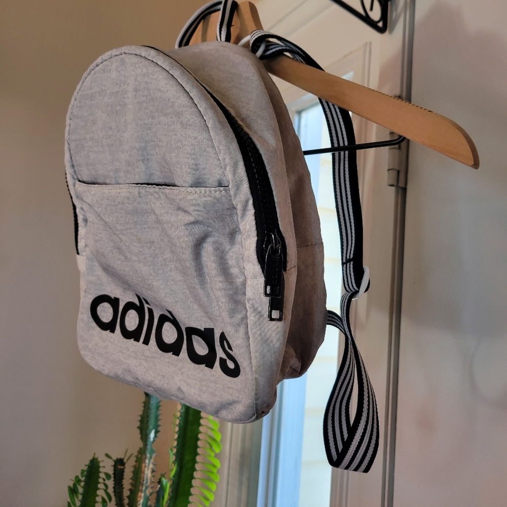 Adidas Mini Grey And Black Backpack‎ - Picture 2 of 7